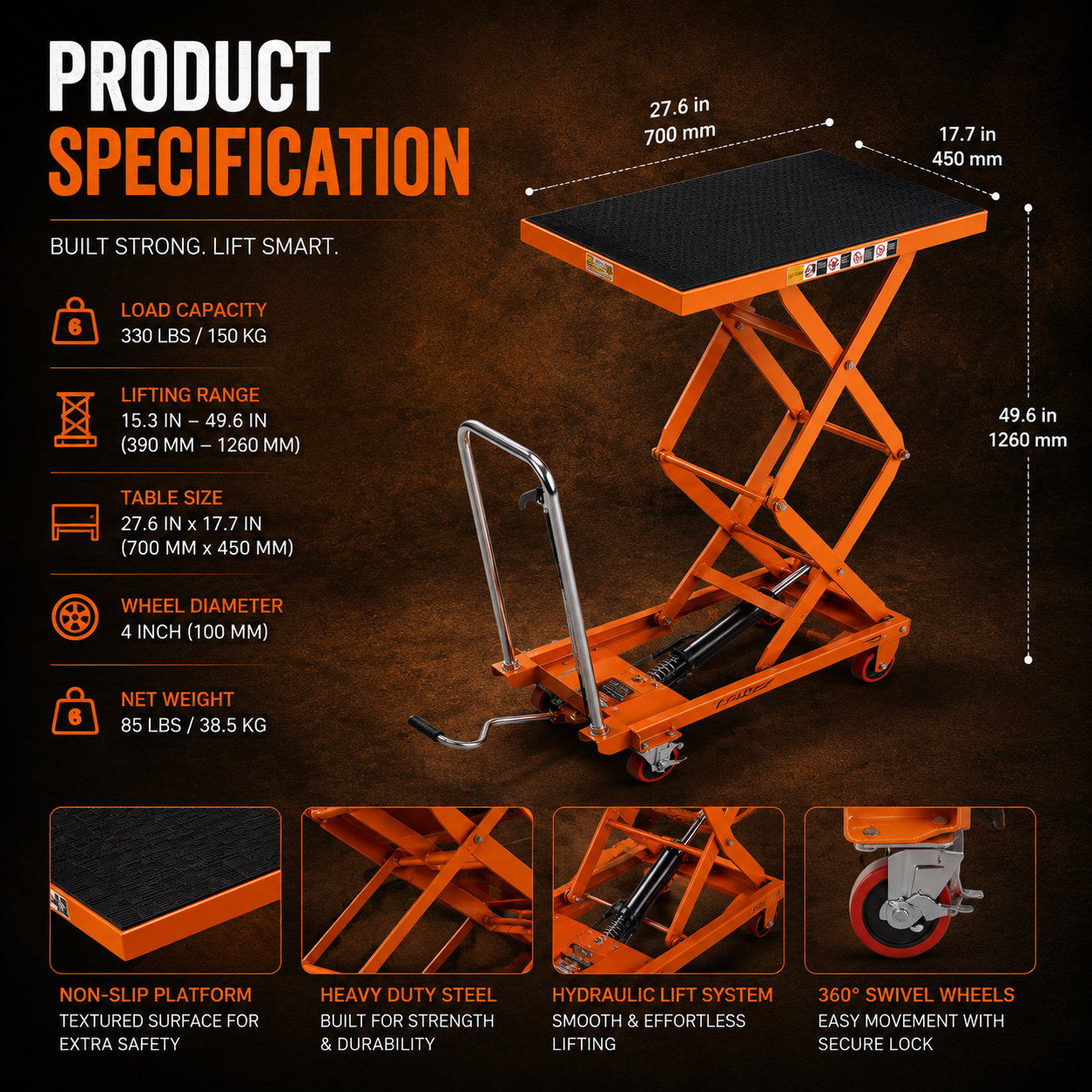 HYDRAULIC LIFT TABLE 2.0