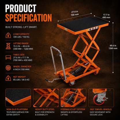 HYDRAULIC LIFT TABLE 2.0
